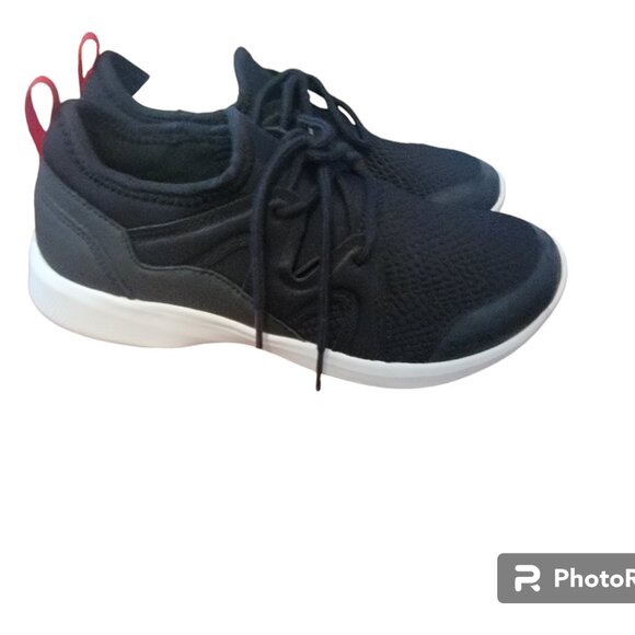 Vionic Sky Storm Black Slip On Lace Up Athletic Sneakers/Tennis Shoes - Picture 1 of 9